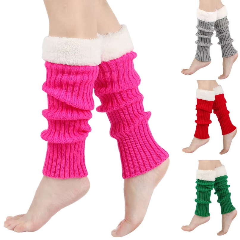 Thermal Sock Wool - ถุงเท้ากันหนาวสำหรับผู้หญิง 3 คู่ ถุงเท้ากันหนาวสำหรับข้อเท้า ถักนิตติ้งยืดหยุ่น ให้ความอบอุ่นในฤดูหนาว