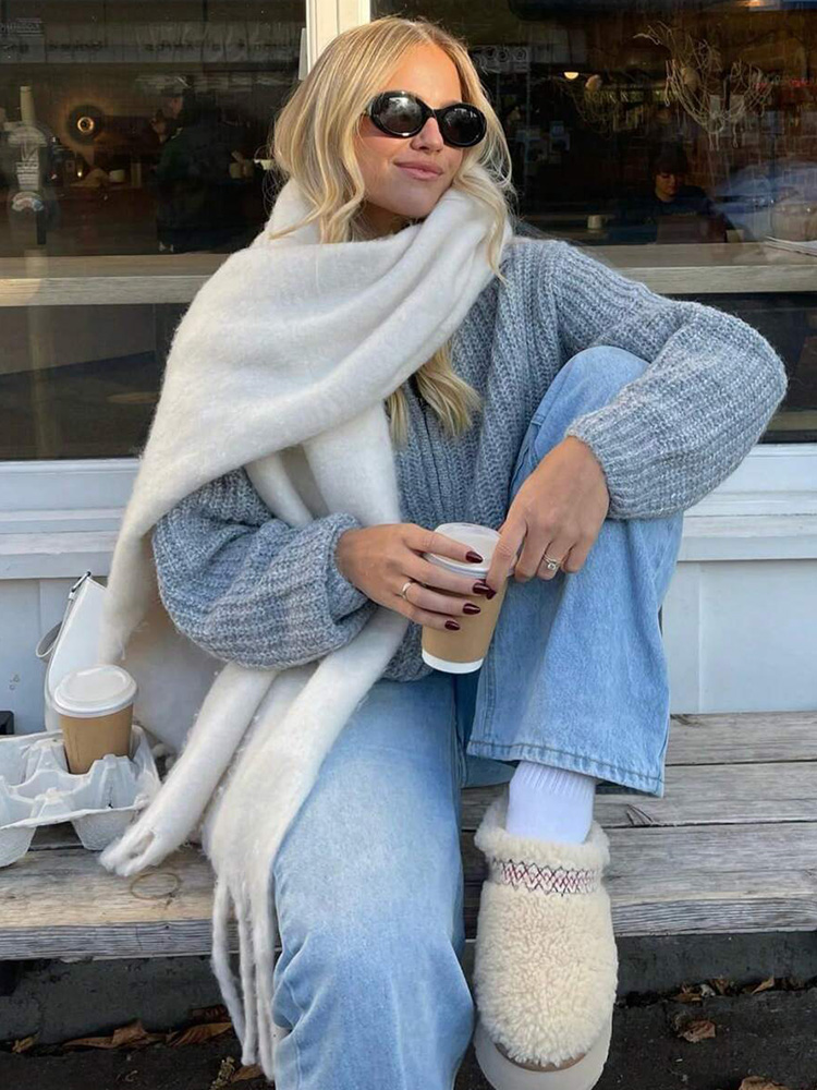 ผ้าพันคอไหมแคชเมียร์หรูหราสำหร - Cashmere Pashmina Wrap บทวิจารณ์และราคา