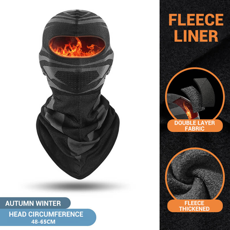 หน้ากากคลุมศีรษะกันลมแบบผ้าฟลี - Balaclava Ski Mask บทวิจารณ์และราคา