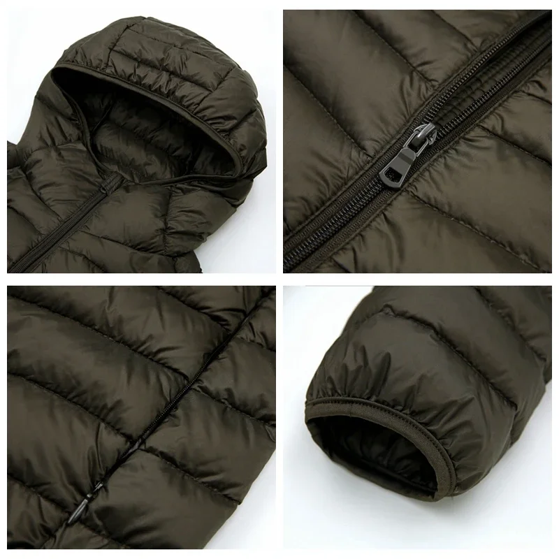 ลงเสื้อแจ็คเก็ตผู้ชาย2024ใหม่9 - Down Jacket Packable บทวิจารณ์และราคา